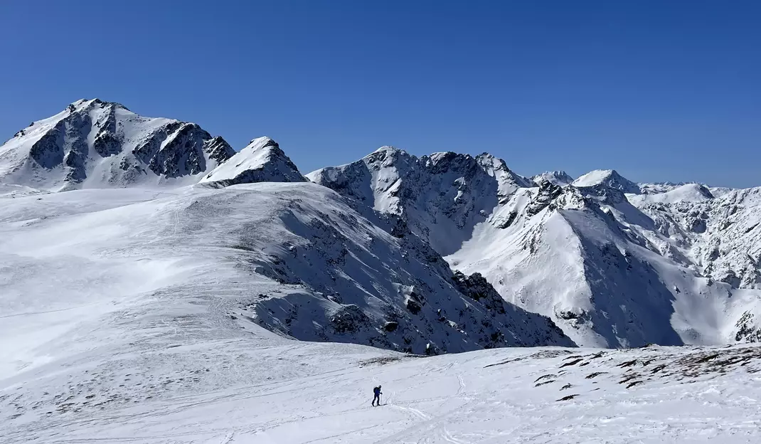 Pic de Mortiers amb esquí de muntanya